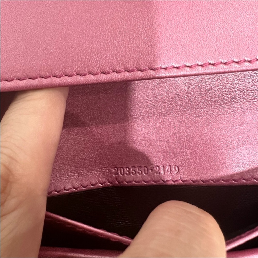Gucci GG Heart Monogram Bi-fold Continental Wallet - Picture 6 of 12